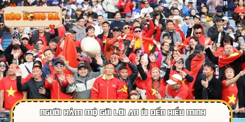 Người hâm mộ gửi lời an ủi đến Hiểu Minh sau trận đấu