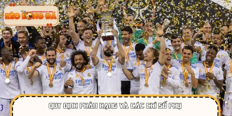 Bảng xếp hạng và quy tắc phân bậc tại sân chơi Tây Ban Nha