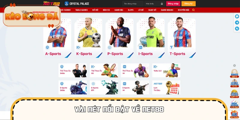 Vài nét nổi bật về NET88